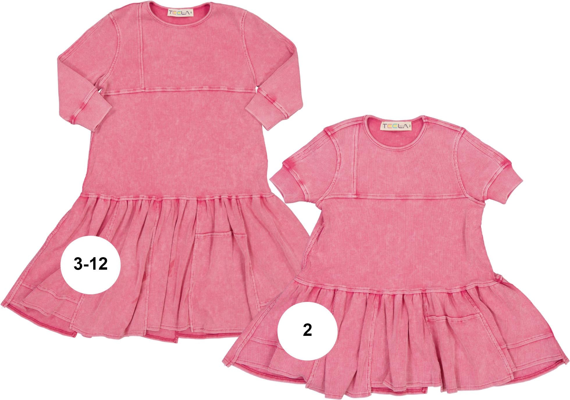 Teela Girls Mineral Wash Dress - 22-110 ShirtStop Teela Girls Mineral Wash Dress - 22-110 ShirtStop
