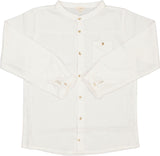 Lil Legs Basic Collection Boys Long Sleeve Mandarin Collar Dress Shirt - DMCS