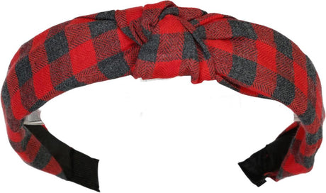 Keshet Girls Gingham Headband - HB407