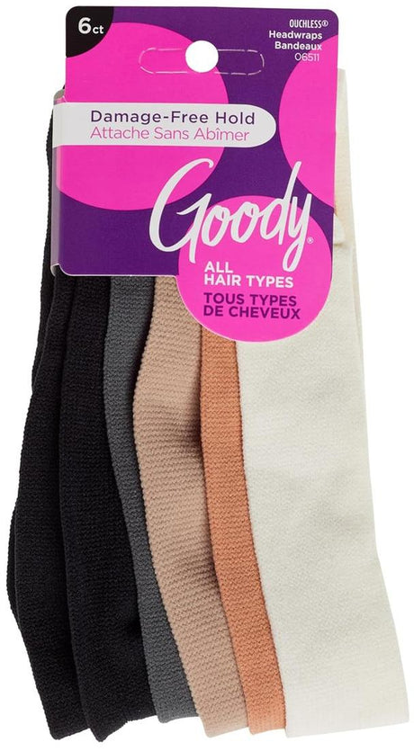 Goody Ouchless Headwrap 6 Pack - 06511