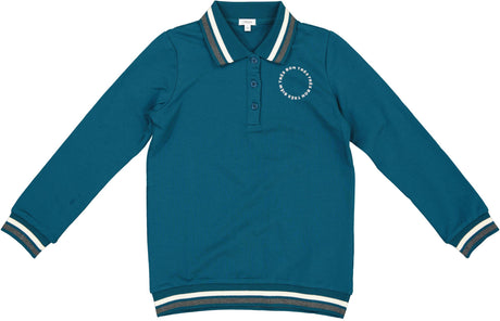 Bonjoy Boys Long Sleeve Tre Bon Polo Shirt - BTW25016P
