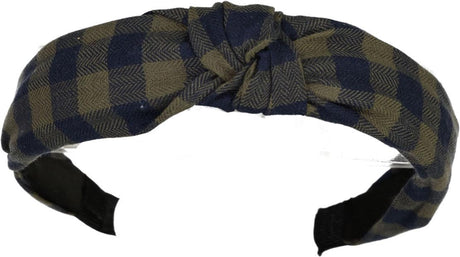 Keshet Girls Gingham Headband - HB407