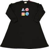 Bondoux Bebe Girls Shapes Dress - 441DR-BLPK