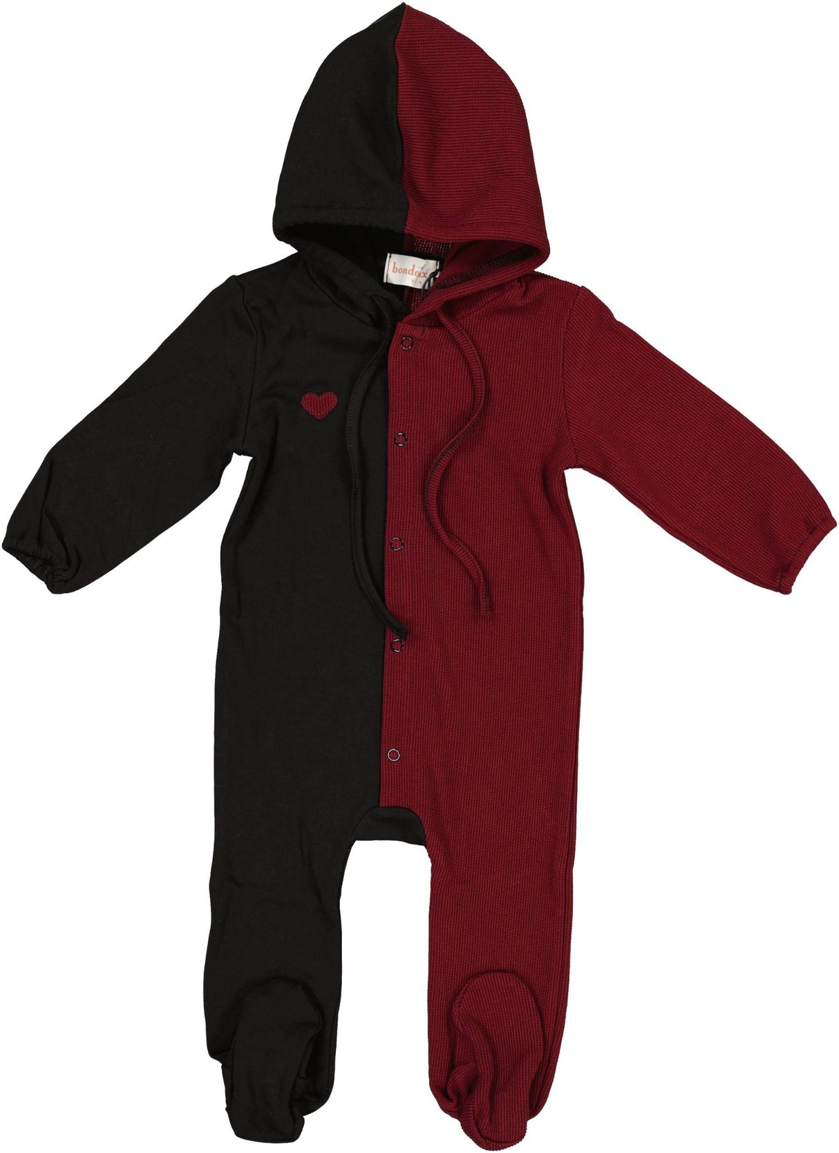 Black/Burgundy