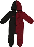 Black/Burgundy