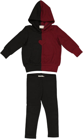 Black/Burgundy