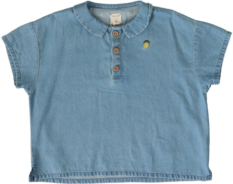 Analogie Lil Legs Denim Capsule Collection Boys Short Sleeve Shirt - DSST