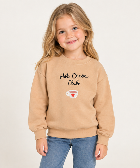 Teela Girls Cocoa Club Sweatshirt - 23-012