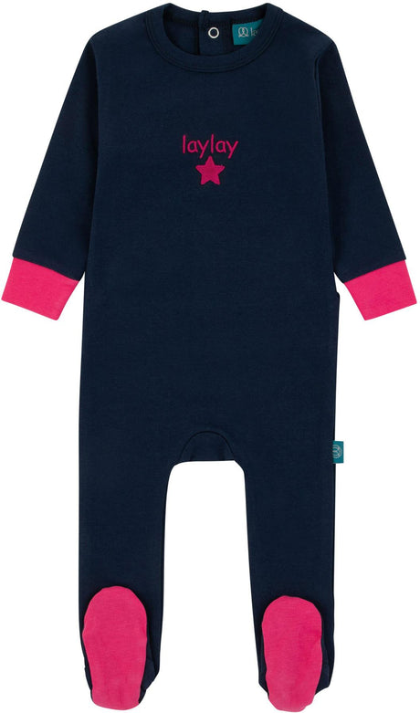LayLay Baby Boys Girls Cotton Midnight Pop Footie - S26-156