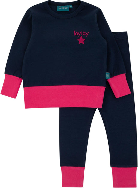 LayLay Boys Girls Cotton Midnight Pop Pajamas - S26-156