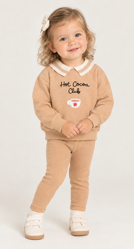 Teela Baby Boys Girls Cocoa Club Outfit - 23-015/23-016