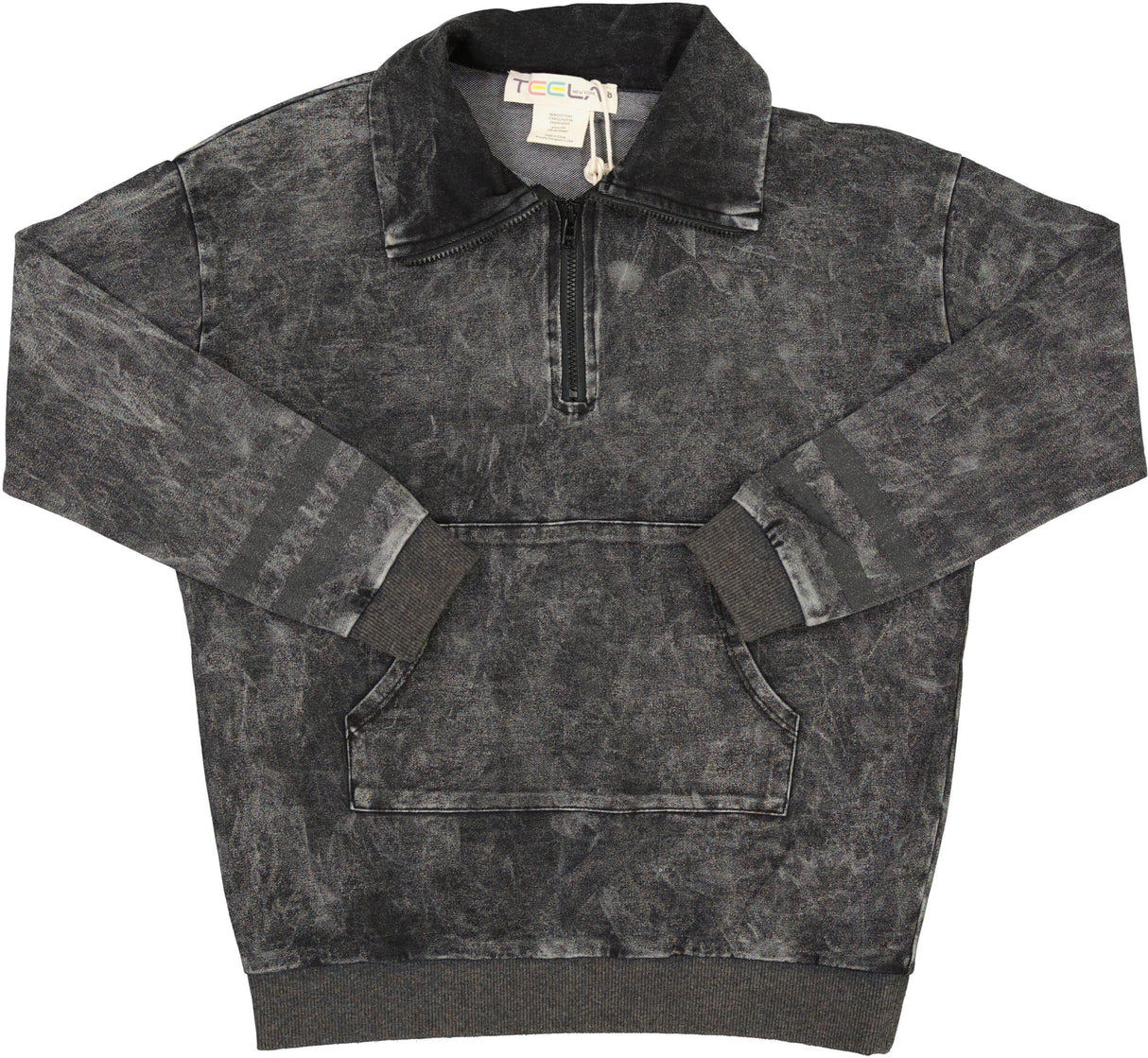 Teela Boys Mineral Wash Long Sleeve Polo Shirt - 21-074
