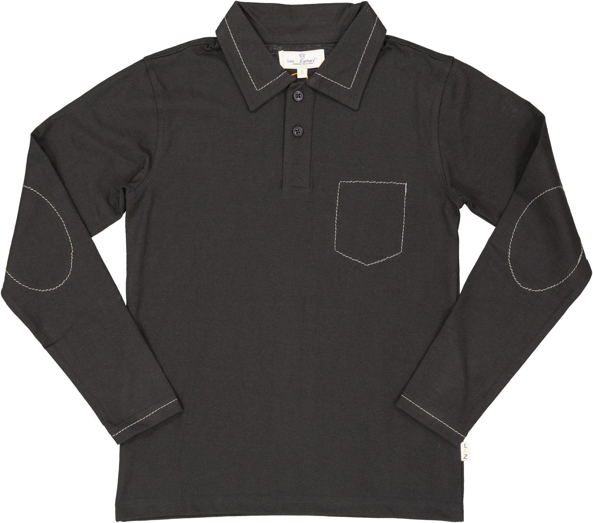 Leo & Zachary Boys Long Sleeve Polo Shirt - PLS-22