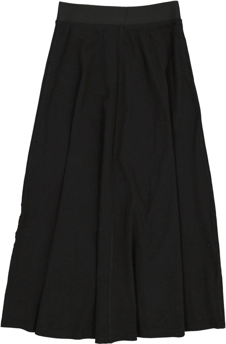 Vibe Girls Teens Mineral Wash Elastic Waist A-line Maxi Skirt - C-26357