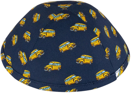 iKippah Boys Yellow Bus Yarmulka