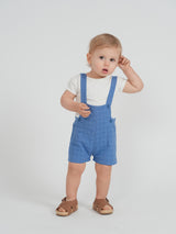 Charlotte & George Boys Contrast Trim Overall - SB6CP7343
