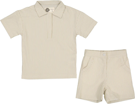 Maniere Baby Boys Seersucker Outfit - SS25