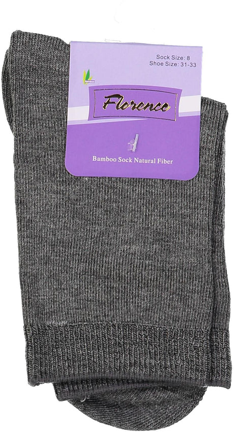 Florence Boys Girls Unisex Bamboo Cotton Crew Socks - 179