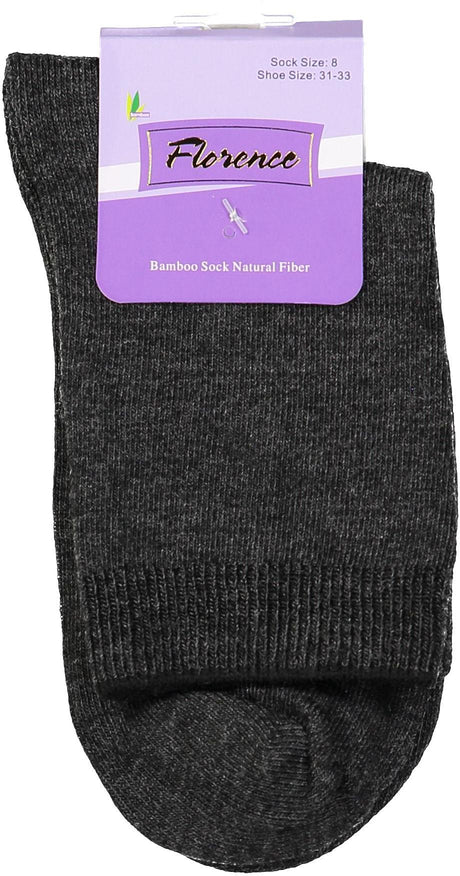 Florence Boys Girls Unisex Bamboo Cotton Crew Socks - 179