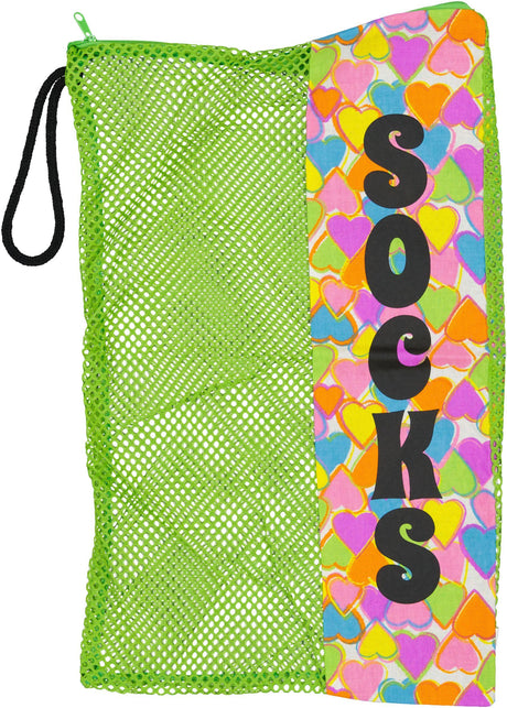 Bunk Junk Hearts Sock Bag - BJ563