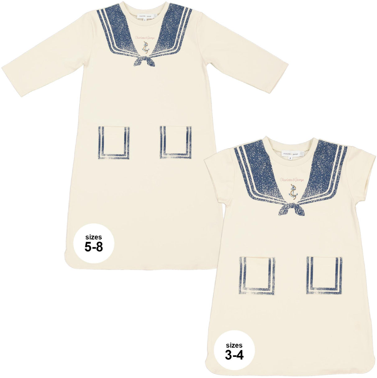 Cream/Navy
