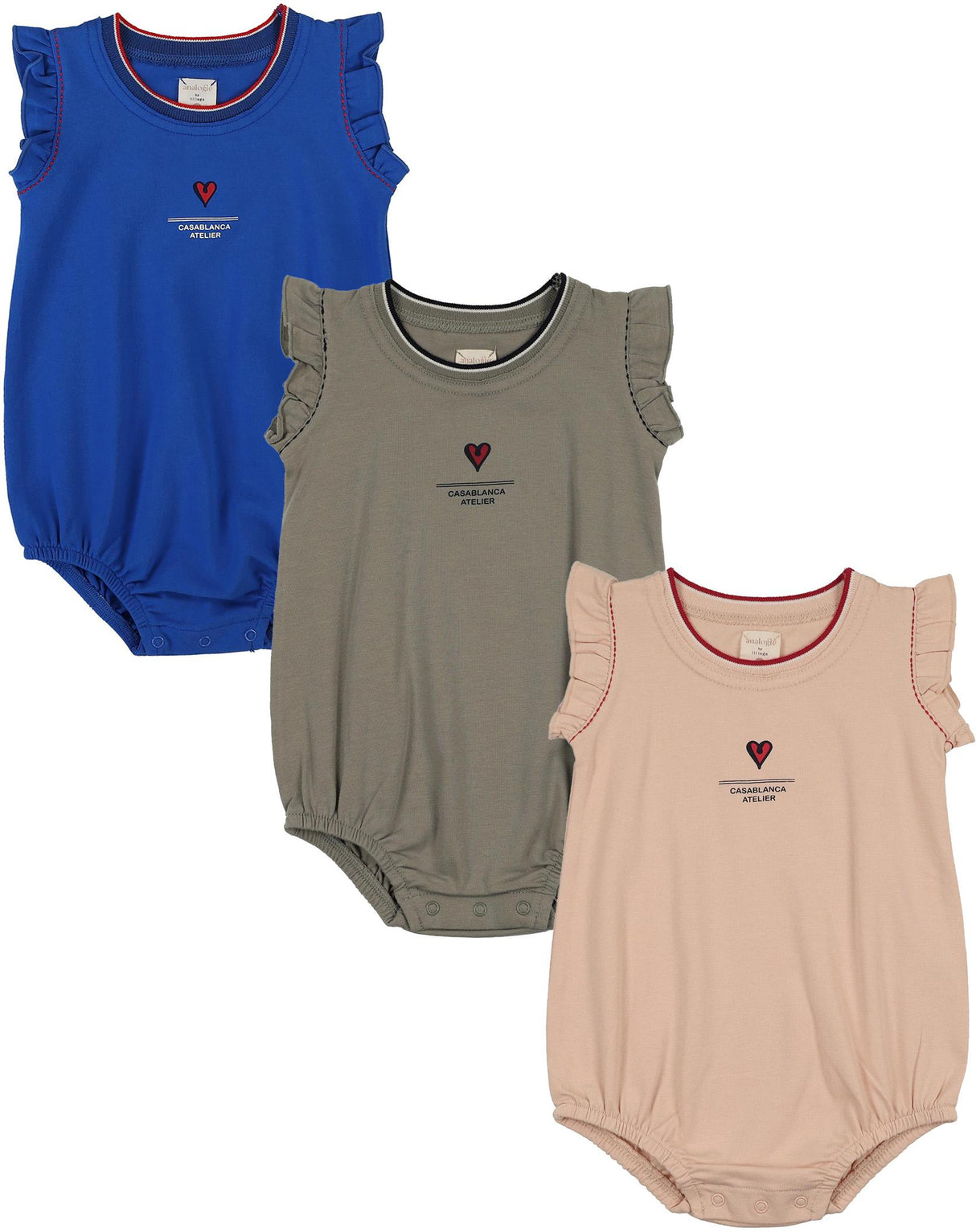 Analogie by Lil Legs Outerfield Collection Baby Girls Romper - OGR