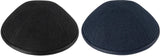 iKippah Boys Burlap Yarmulka w/ Leather Rim