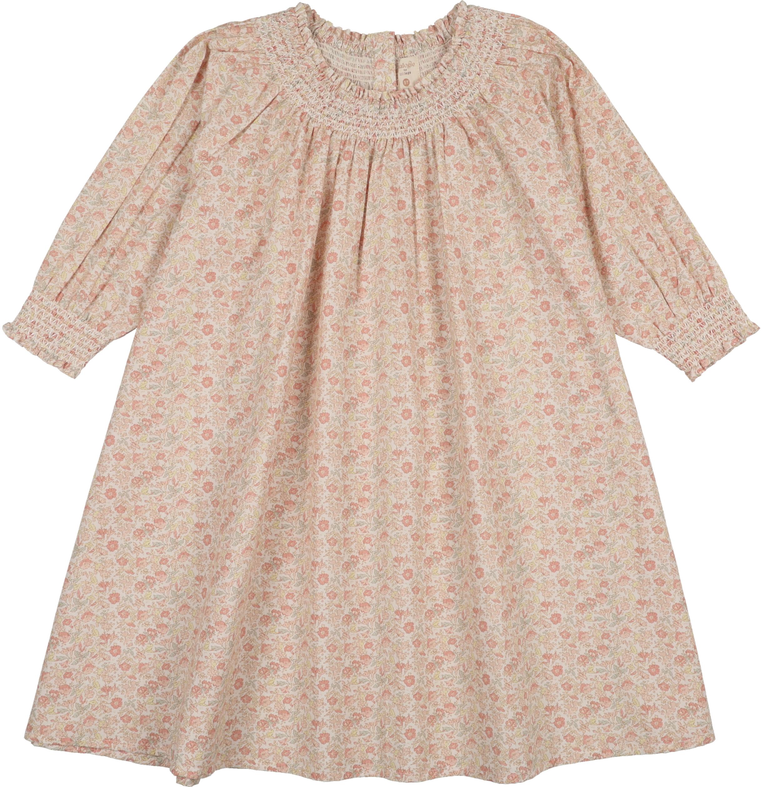 Analogie Sunny Blossoms 3/4 Sleeve Dress - Bud Pink, 3X Analogie Sunny Blossoms 3/4 Sleeve Dress - Bud Pink, 3X
