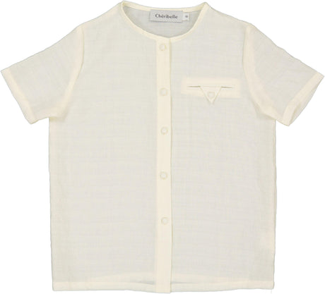 Cheribelle Boys Short Sleeve Dress Shirt - 6103