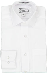 Concord Boys Long Sleeve White Dress Shirt