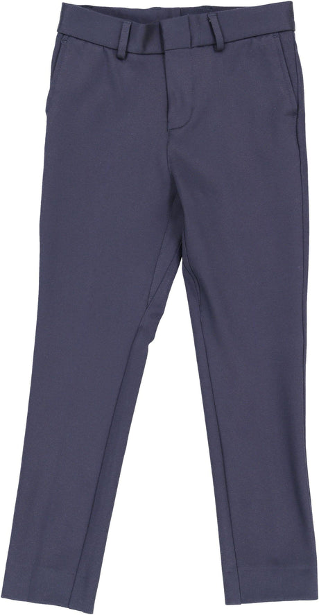 T.O. Collection Boys Flat Front Knit Stretch Dress Pants - A6
