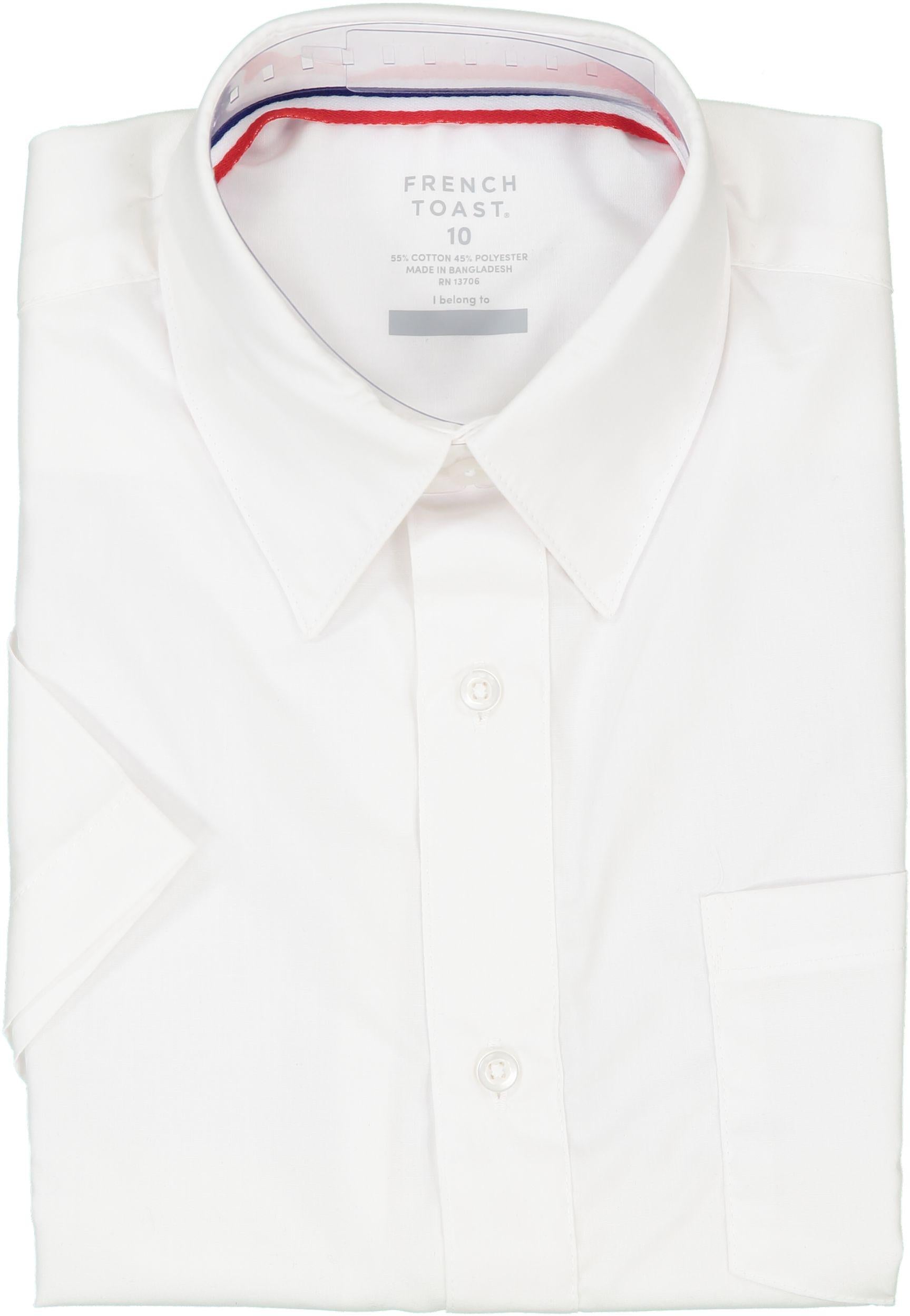 2t white dress shirt White Little Boys' (2T-7) Button Front and Dress Shirts