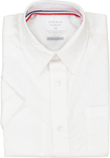 French Toast Boys White Short Sleeves Dress Shirt - E9005