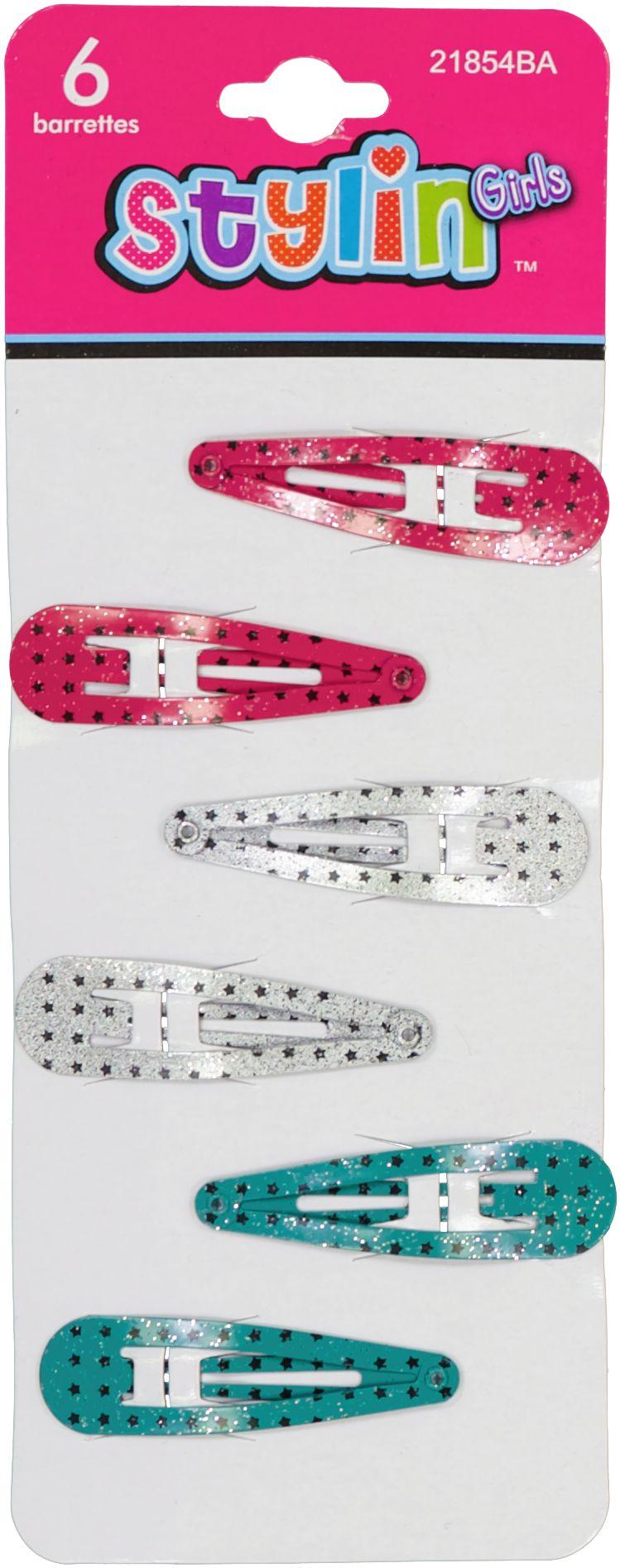Stylin' Contour Snap Clips 6 Pack - 21854