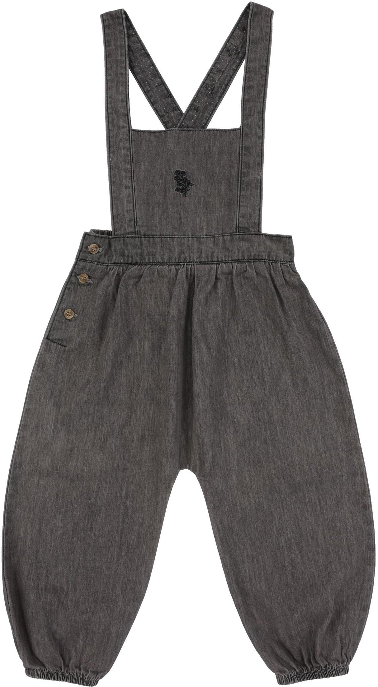 Analogie by Lil Legs Tencel Collection Baby Girls Romper - DGR