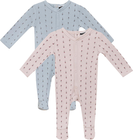 Whipped Cocoa Baby Boys Girls Modal Stretchie - SB5CY2627