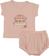 Analogie by Lil Legs Lil People Collection Baby Toddler Girls Lemon Outfit Set - LPLTSG