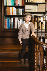 Analogie by Lil Legs Signature Collection Boys Girls Grandpa Cardigan - AF26S547