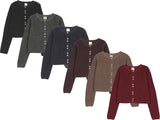 Analogie by Lil Legs Signature Collection Boys Girls Fine Knit Cardigan - AF26S550