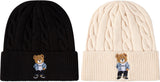 Memoi Boys Girls Cool Teddy Knit Cuffed Beanie Hat - MKA-120
