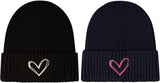 Memoi Girls Heart Pop Cuffed Beanie Hat - MKA-117