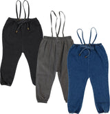 Lil Legs Basic Collection Baby Toddler Girls Denim Bow Suspender Romper - DBSR