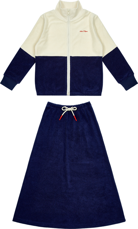 Crew Kids Girls Nautical Terry Outfit - SG3142