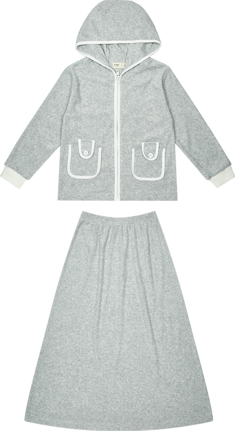 Crew Kids Girls Piped Terry Outfit - SG3148