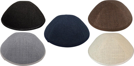 iKippah Boys Burlap Yarmulka