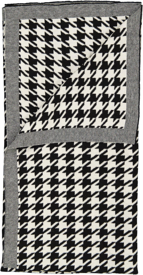 ShirtStop Baby Boys Girls Houndstooth Knit Blanket