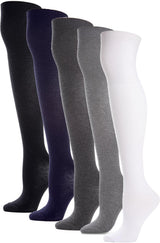 Spot On Basics by Memoi Girls Flat Knit Over the Knee Thigh-Highs - SP-10570