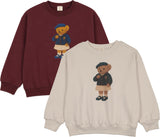 Analogie by Lil Legs Lil People Collection Girls Bear Sweatshirt - AF26S549