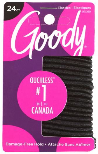 Goody Ouchless Ponytail Elastics 24 Pack - 91069