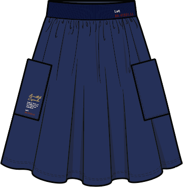 Analogie by Lil Legs Limited Capsule Collection Girls Circle Skirt - AF26S823